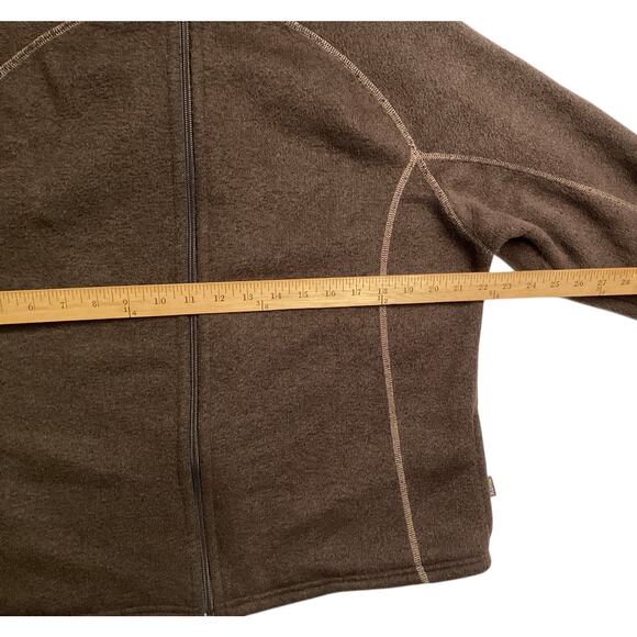 Kuhl Alpaca Fleece Full Zip Jacket in brown - Picture 6 of 9